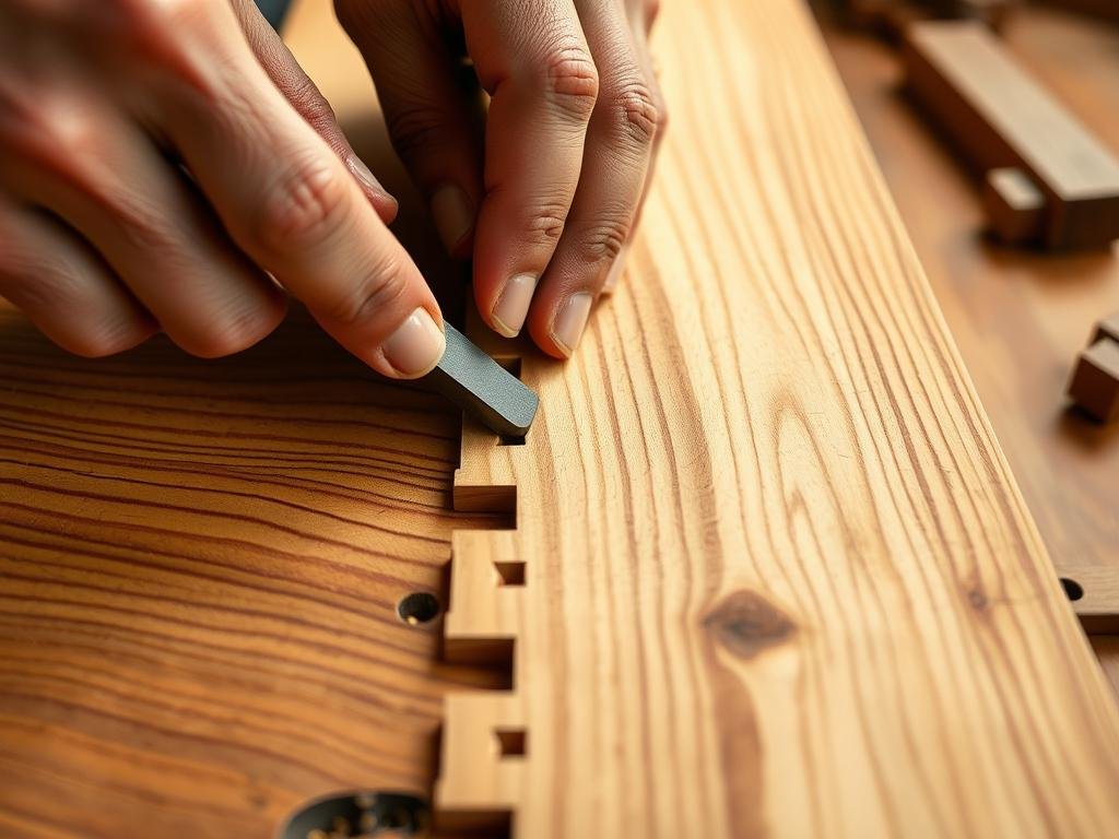 Detailed woodworking by Carpentry Illinois showing precision craftsmanship from the best carpentry in Illinois